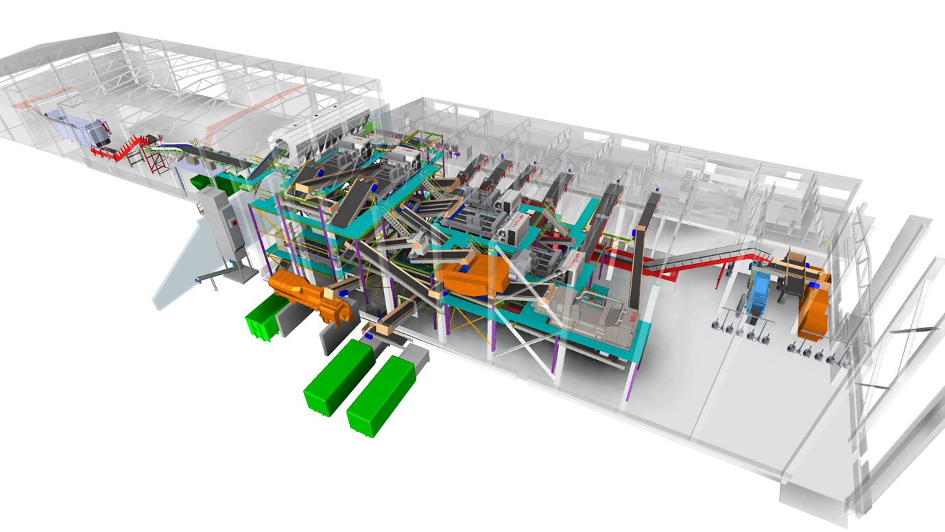 waste sorting center in lithuania